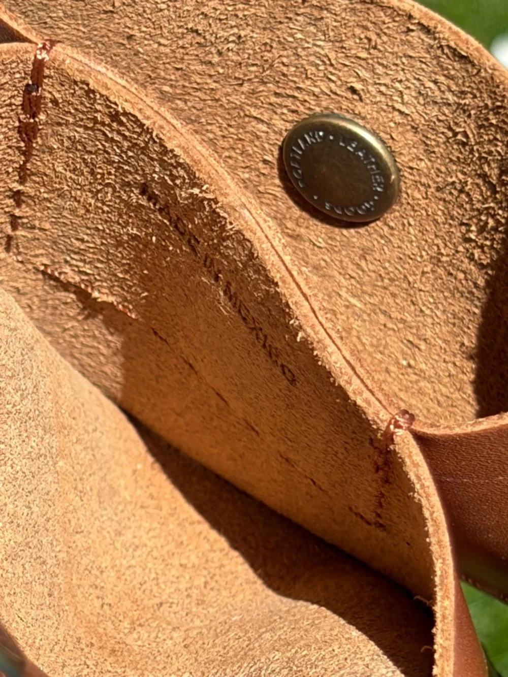 Love Bug Wallet Portland Leather Goods Biscotti Full-Grain Leather NWOT